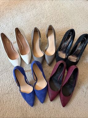 ALL five Pointed-Toe Pumps